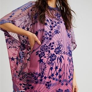 NWOT Free people shooting star t-shirt mini dress